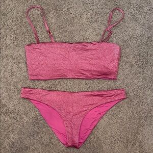 Pink Women's Swimwear Set